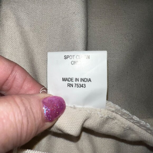 Handwoven Macrame Boho Throw Pillow Cover Cream Wool/Cotton Back 20" Square Zip - Picture 10 of 11